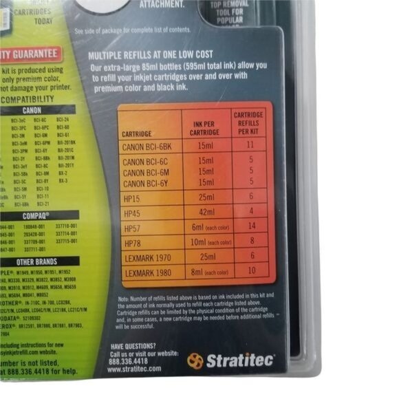 New and Sealed INKJET Refill Kit - Picture 4 of 16